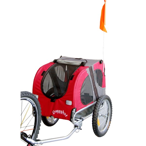 Doggyhut Medium Pet Dog Bike Trailer Bicycle Transport Carrier In 3