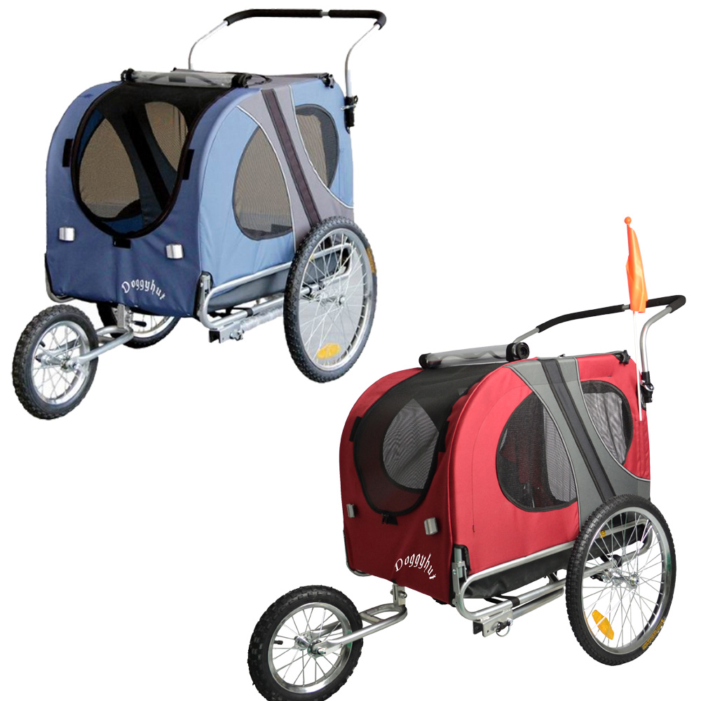 Large Dog Pet Bicycle Trailer Jogger Jogging Stroller in Variable Colours