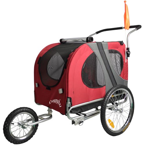 Large Dog Pet Bicycle Trailer Jogger Jogging Stroller in Variable Colours