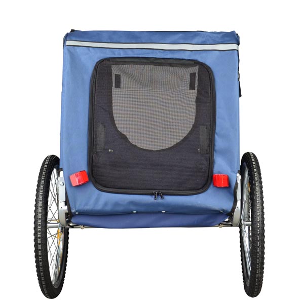 Original Doggyhut Large Dog Bike Trailer Pet Bicycle Carrier In BLUE