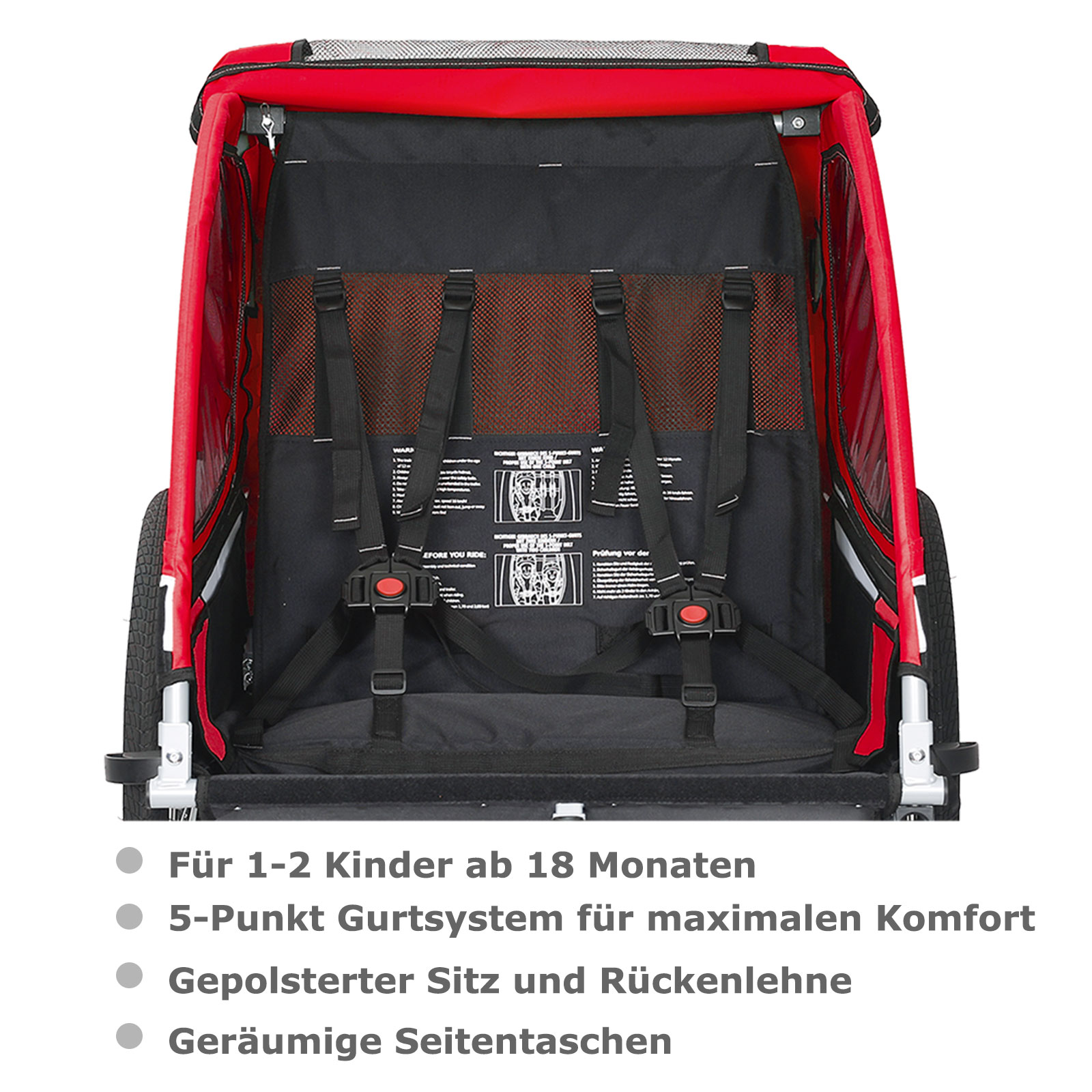 TIGGO VS Kinderanhnger Fahrradanhnger Anhnger Kinderfahrradanhnger |  eBay